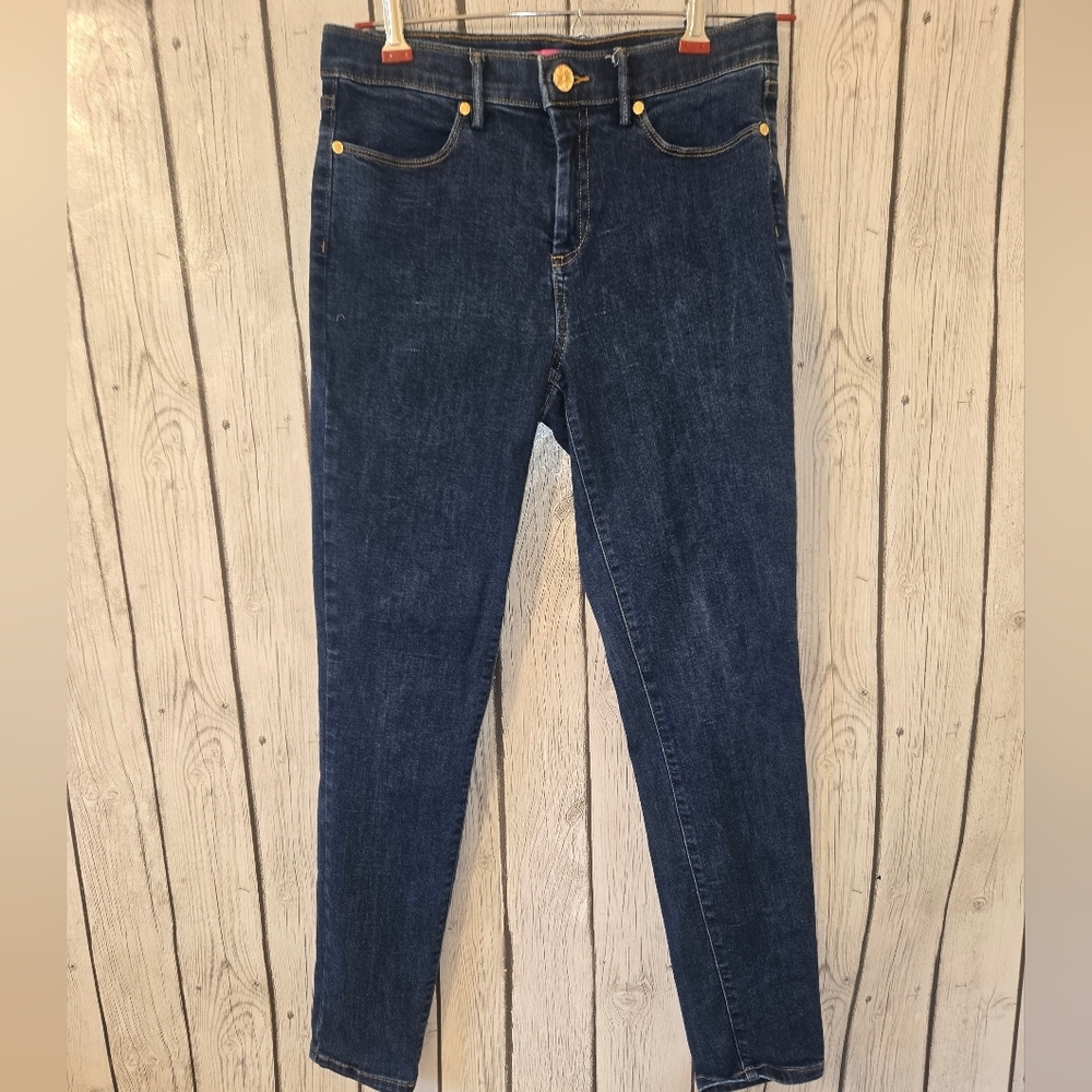 Lilly Pulitzer Dark Wash Eagan High Rise Skinny Jeans Size 6